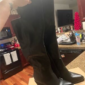 Zodiac Black Over the Knee Boots